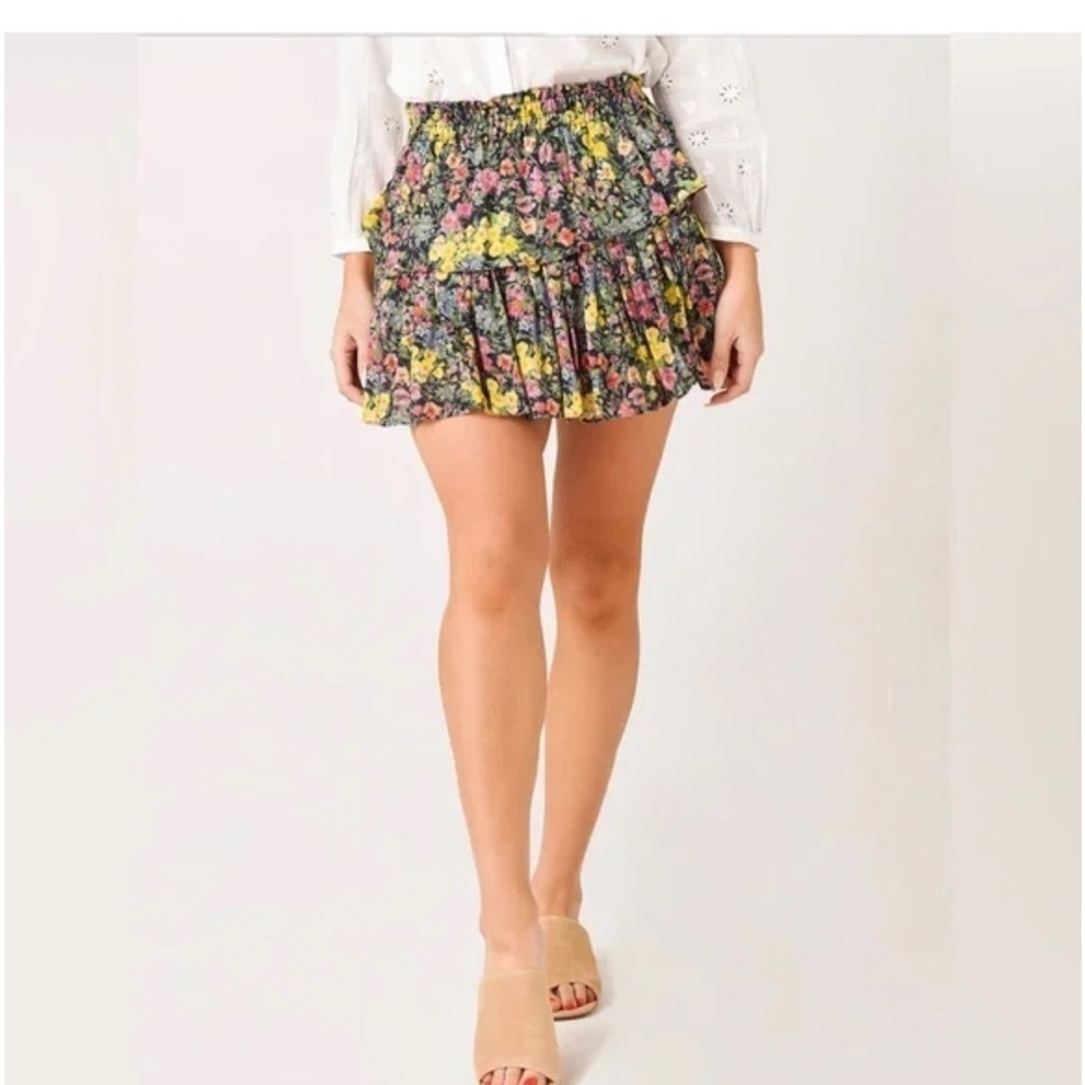 LoveShackFancy Ruffle Mini Skirt
